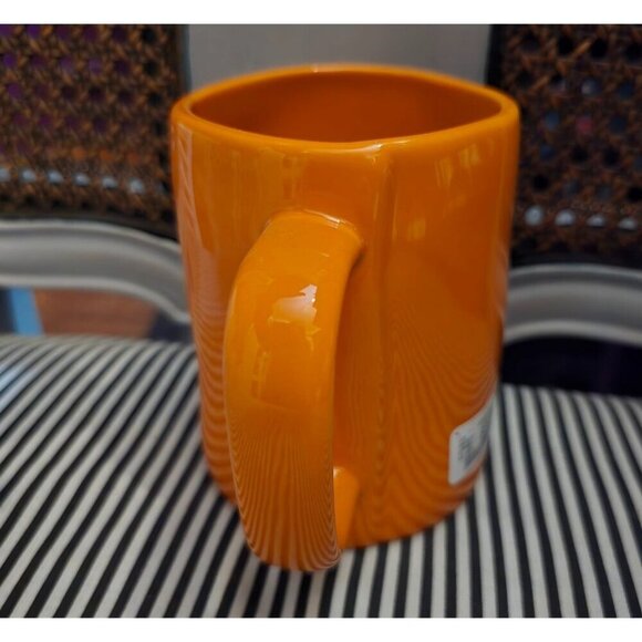 NWT Rae Dunn Halloween Orange Trick or Treat Coffee Mug - Picture 3 of 10